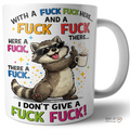 I Don’t Give a Fuck Raccoon