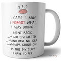 I Came I Saw I Forgot Funny Mug