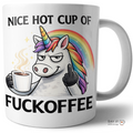 Nice Hot Cup of Fuckoffee Unicorn Coffee Cup