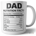 Dad Nutrition Facts Funny Gift