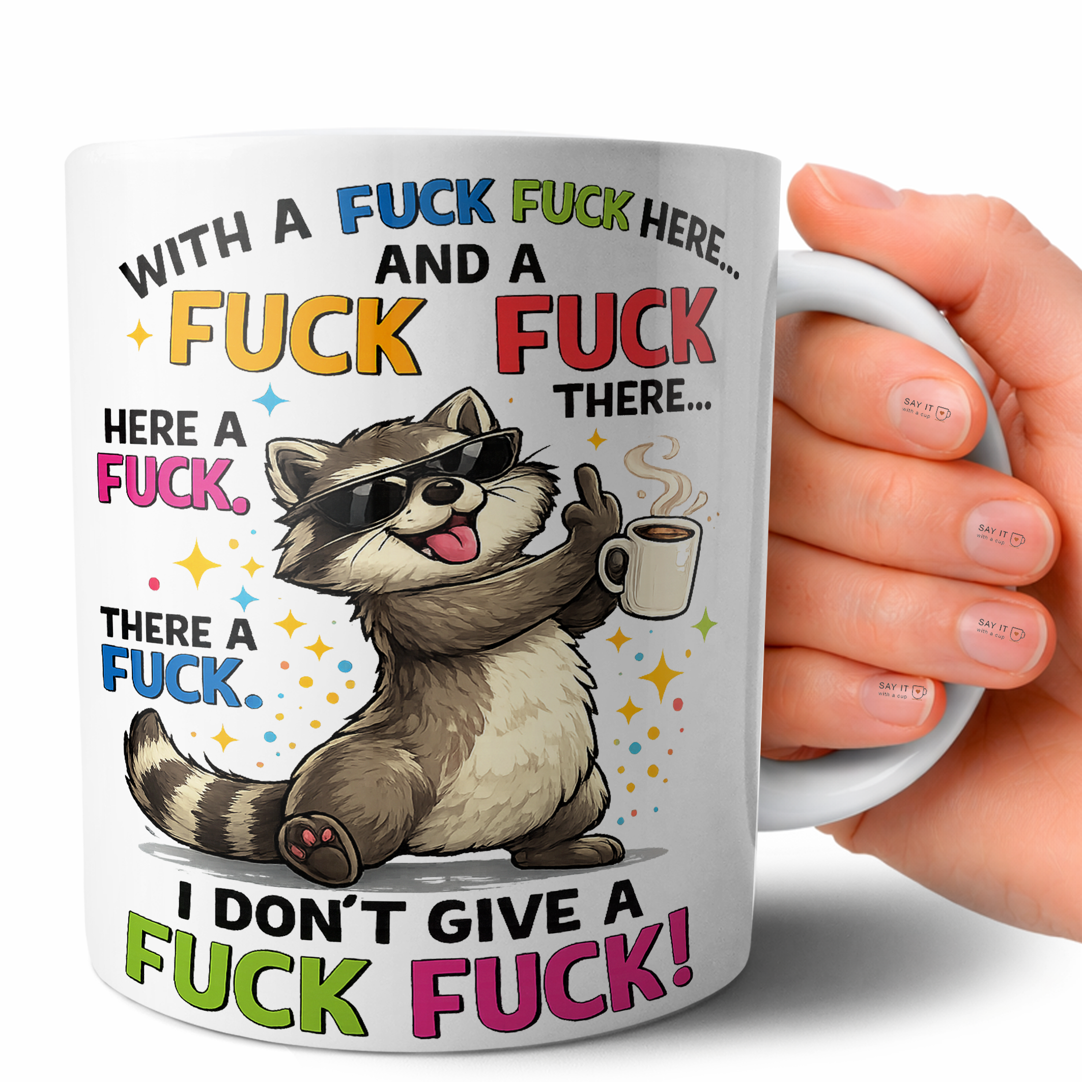I Don’t Give a Fuck Raccoon