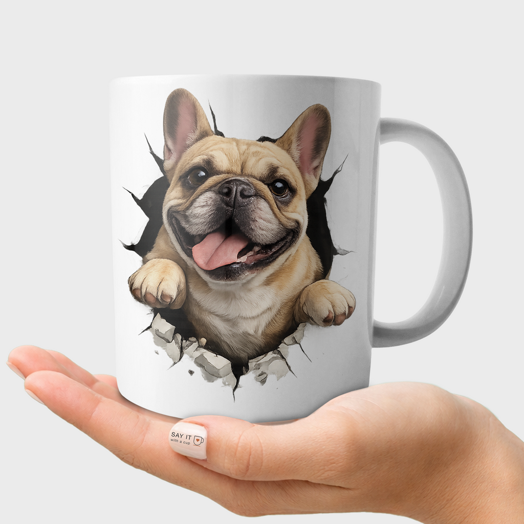 Happy French Bulldog Mug