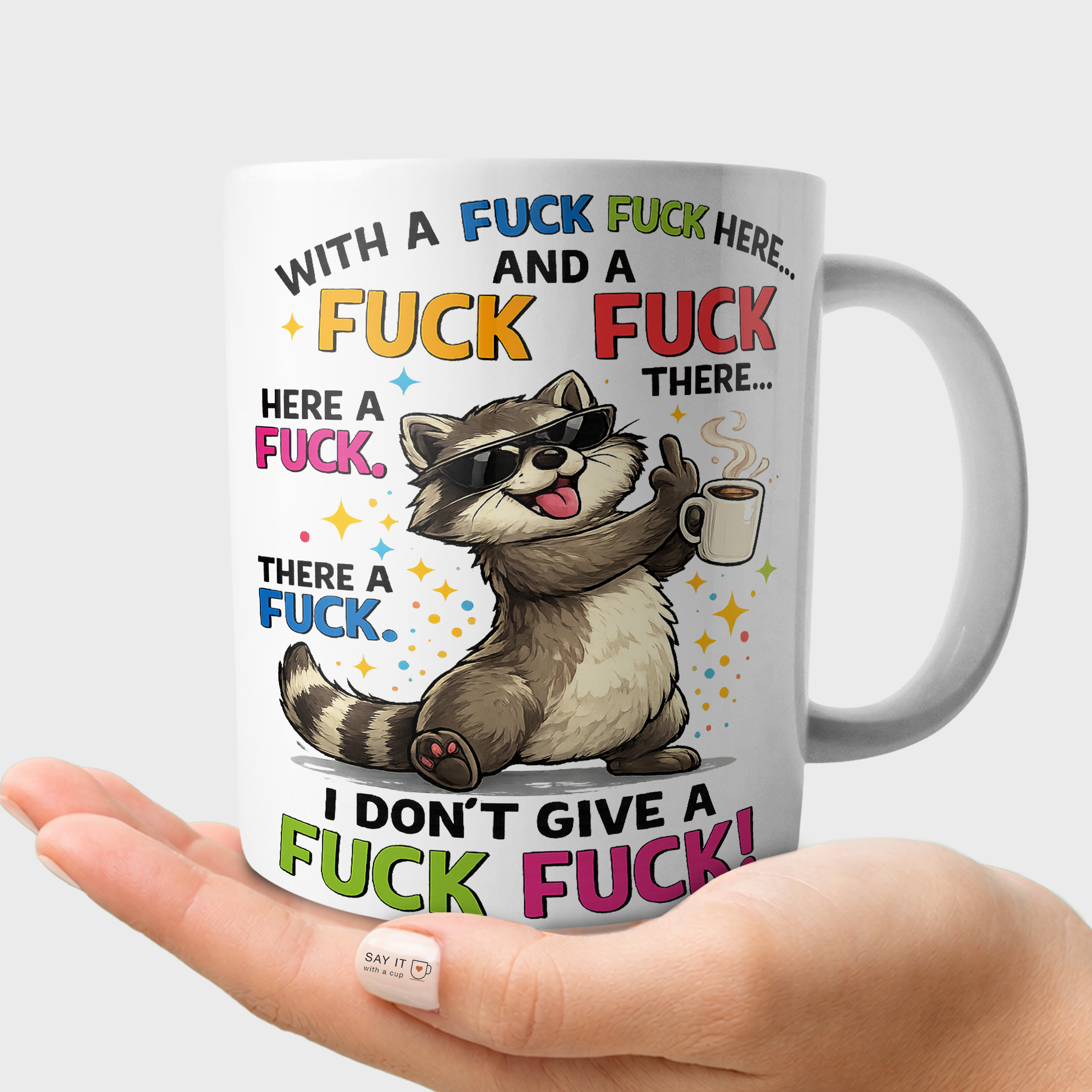 I Don’t Give a Fuck Raccoon