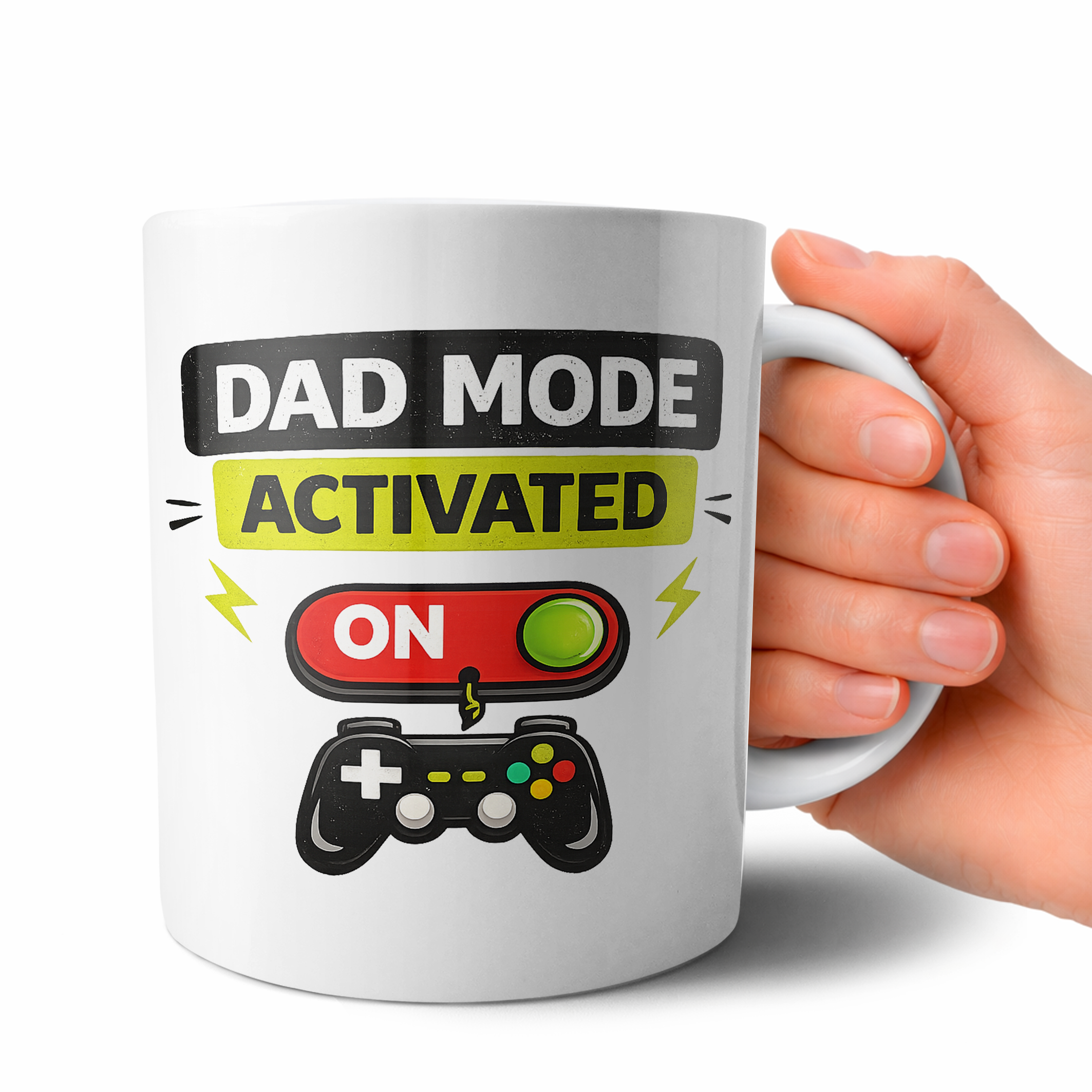Dad Mode Activated Gamer Coffee Cup