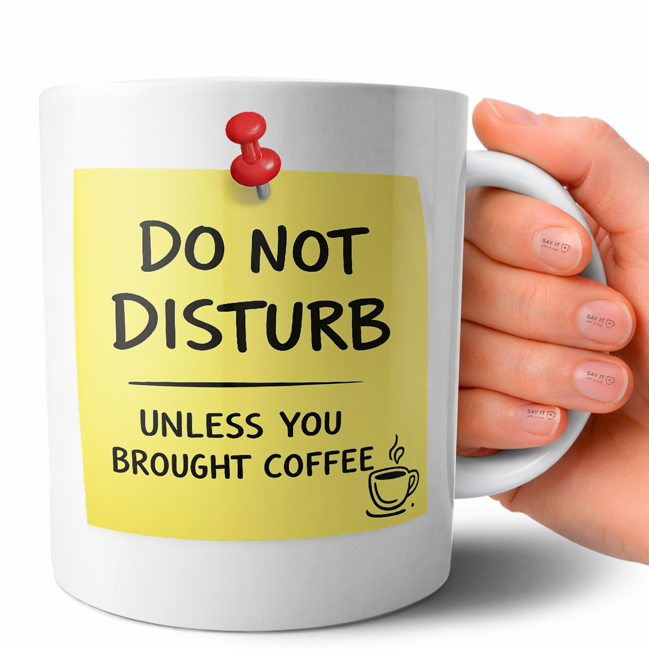Do Not Disturb Unless You Brought Coffee