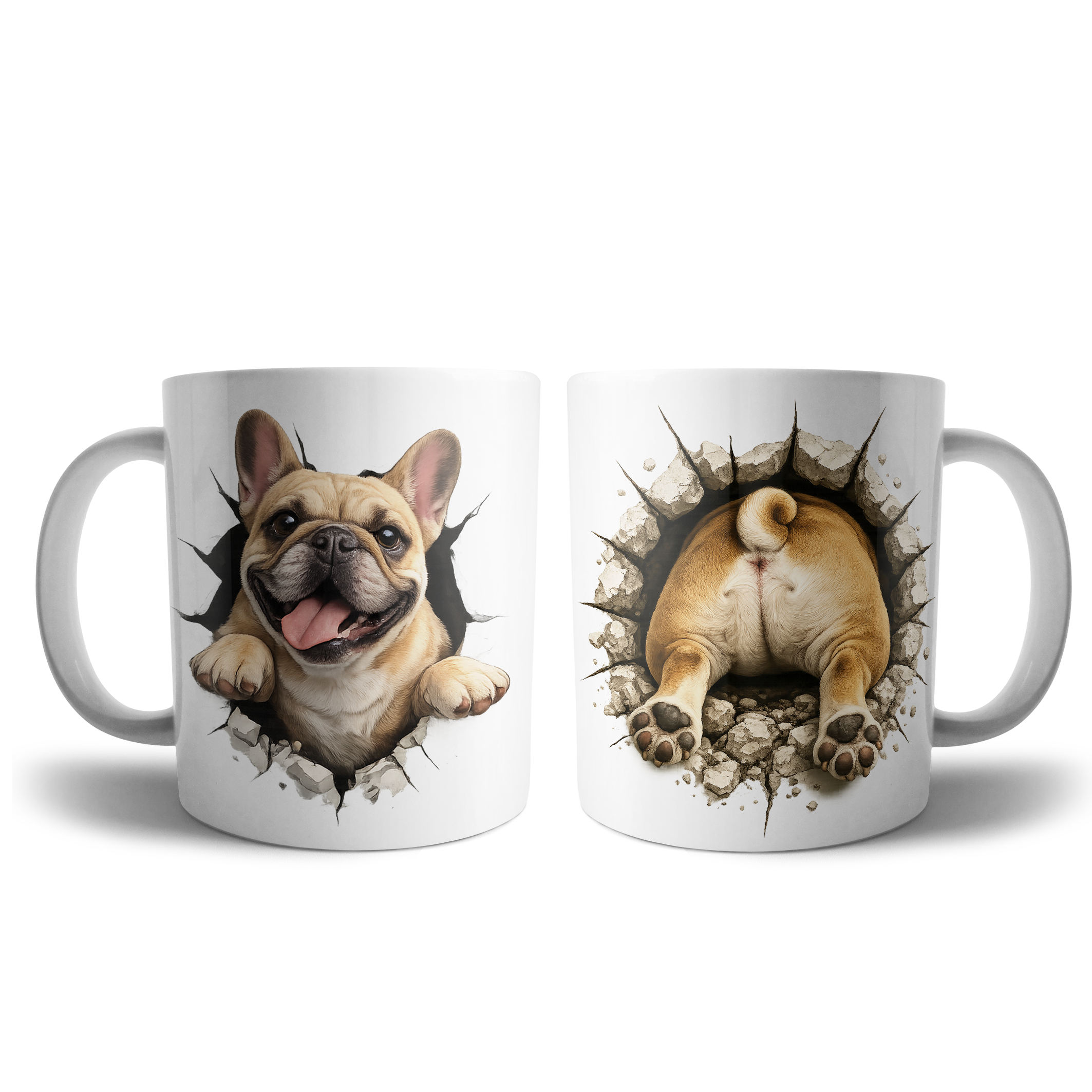 Happy French Bulldog Mug